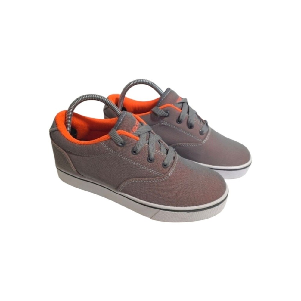 Etnies Boys Skate Shoes Gray Orange Casual Sneakers Comfort Shoes Size 6